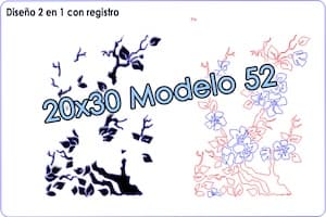 - Stencil 20x30cm Modelo 052 -